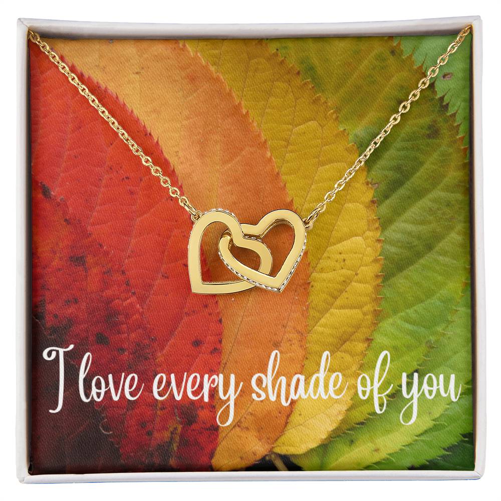 Every Shade Of You - Interlocking Heart Necklace Interlocking Hearts Necklace