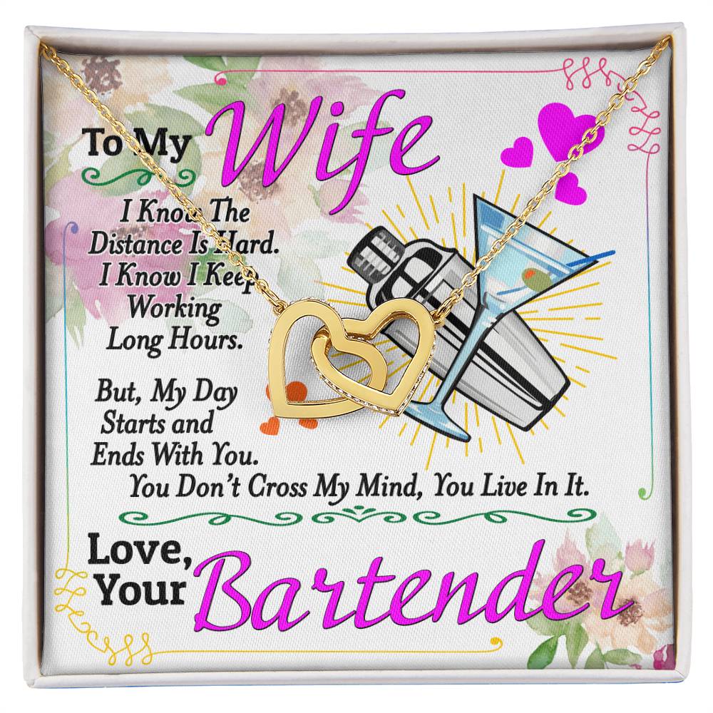 Bartender'S Wife - Interlocking Heart Necklace Interlocking Hearts Necklace
