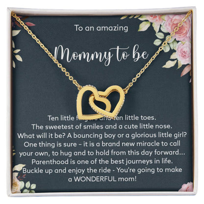 A Wonderful Mom - Interlocked Hearts Interlocking Hearts Necklace