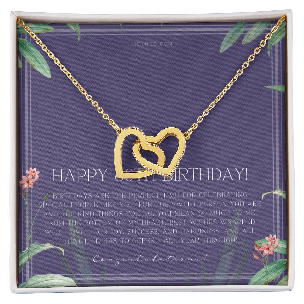 30Th Birthday Gifts For Women Necklace For Her 3 Decade Jewelry 30 Years Old 30Th Birthday Gift Necklace Jewelry Gift For Her Interlocking Hearts Necklace