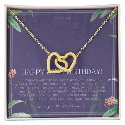 30Th Birthday Gifts For Women Necklace For Her 3 Decade Jewelry 30 Years Old 30Th Birthday Gift Necklace Jewelry Gift For Her Interlocking Hearts Necklace