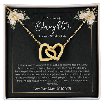 Daugther Wedding #2 Interlocking Hearts Necklace
