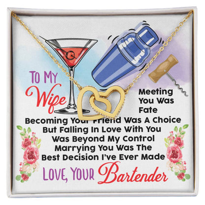 Bartender'S Wife - Interlocking Heart Necklace Interlocking Hearts Necklace