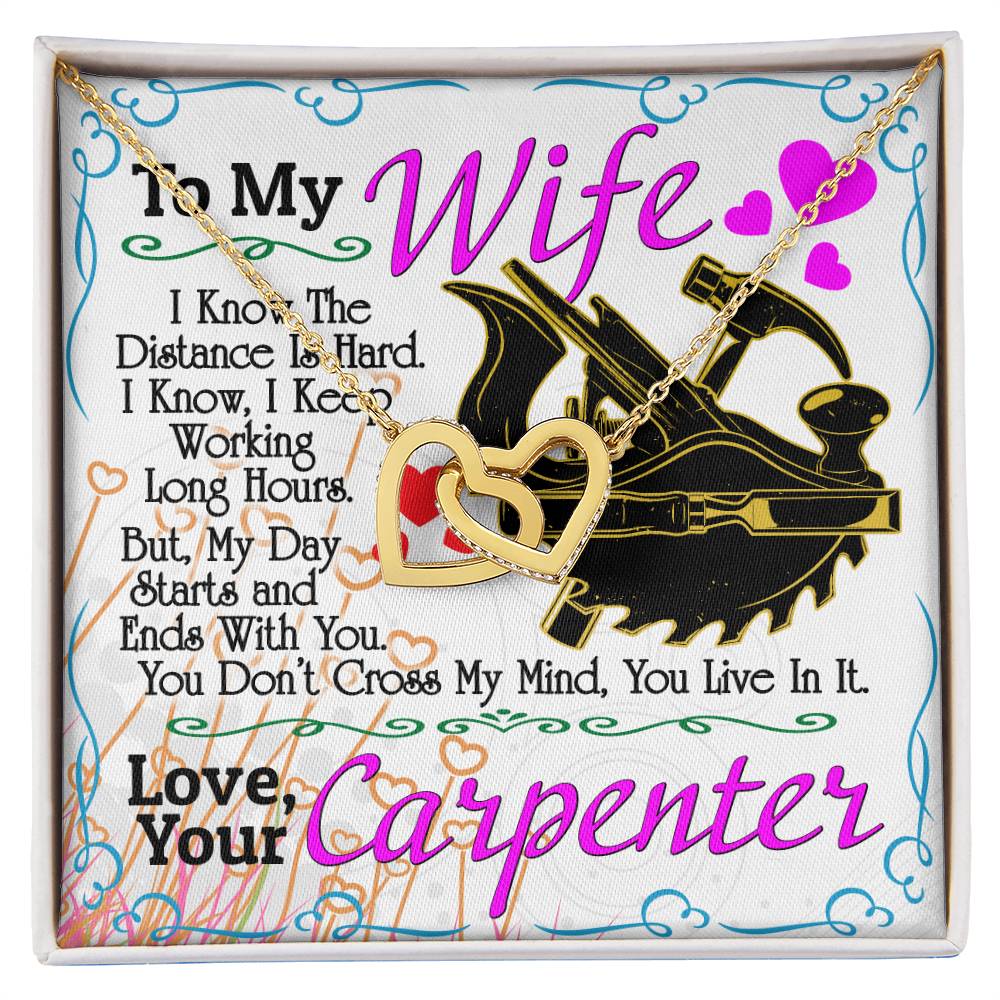 Carpenter'S Wife - Interlocking Heart Necklace Interlocking Hearts Necklace