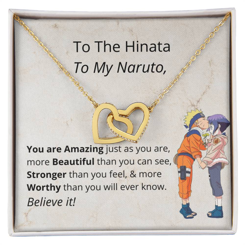 You'Re Amazing Believe It! - Necklace Interlocking Hearts Necklace