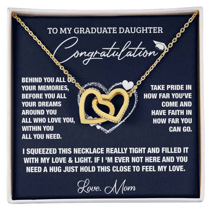 All Of Your Memories Interlocking Hearts Necklace