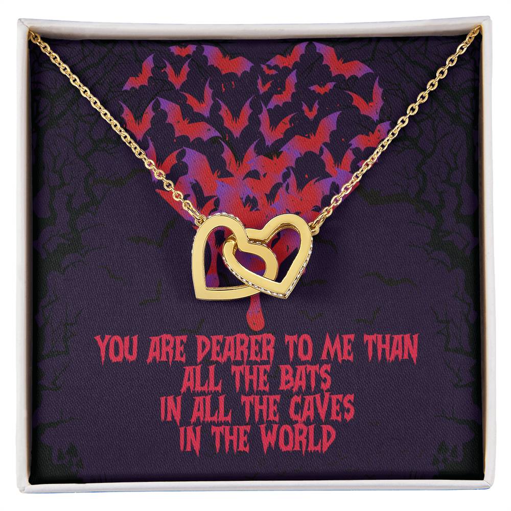Dearer To Me Interlocking Interlocking Hearts Necklace