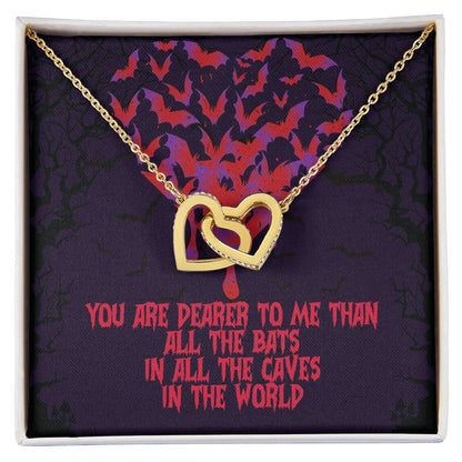 Dearer To Me Interlocking Interlocking Hearts Necklace
