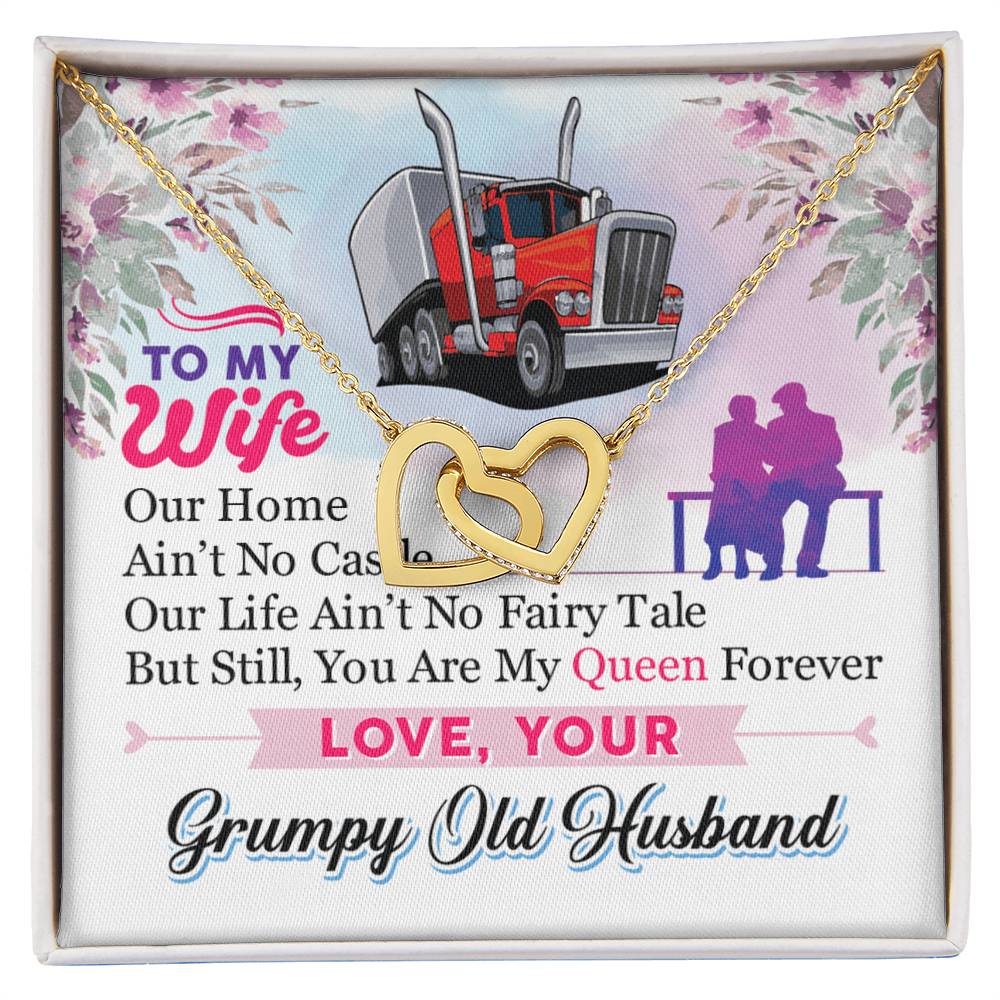 Trucker'S Wife - Interlocking Heart Necklace Interlocking Hearts Necklace