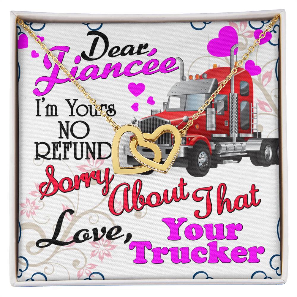 Trucker'S Fiancée - Interlocking Heart Necklace Interlocking Hearts Necklace