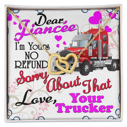 Trucker'S Fiancée - Interlocking Heart Necklace Interlocking Hearts Necklace