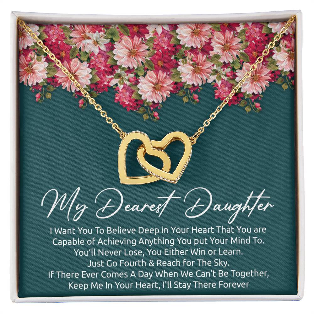 Best Meaningful Gift For Daughter Interlocking Hearts Necklace