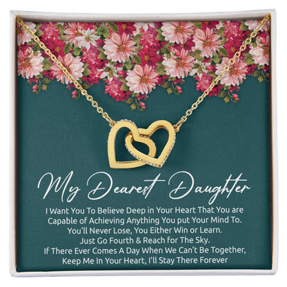 Best Meaningful Gift For Daughter Interlocking Hearts Necklace