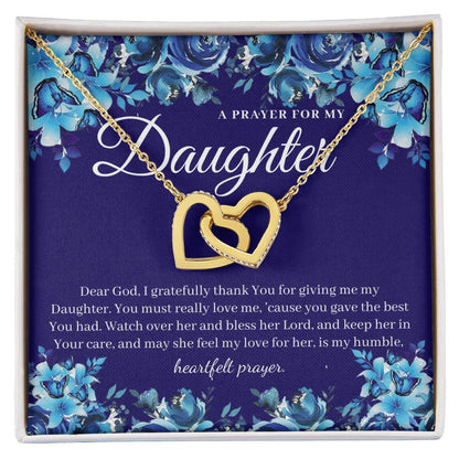 A Prayer For My Daughter - Interlocking Heart Necklace Interlocking Hearts Necklace