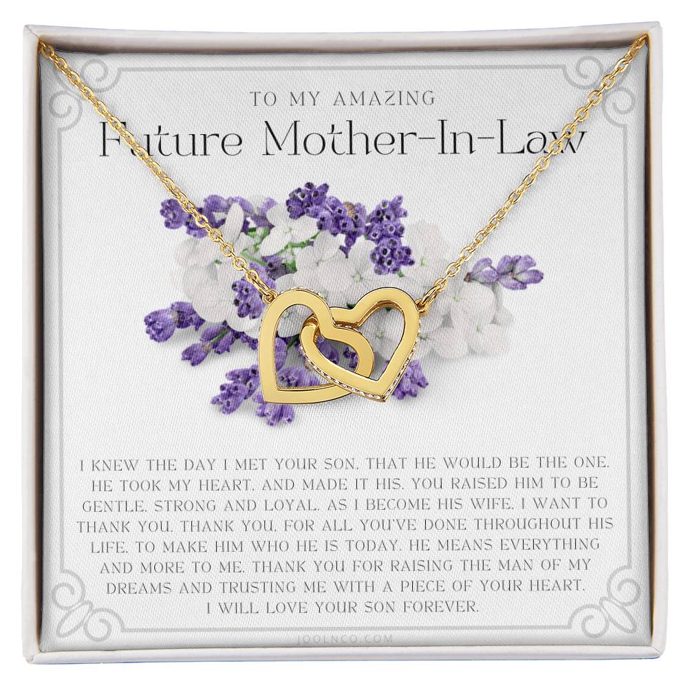 Future Mother In Law Gift Mom In Law Jewelry Mother'S Day Gift For Mother-In-Law Gift For Mother In Law Mother-In-Law Necklace Interlocking Hearts Necklace