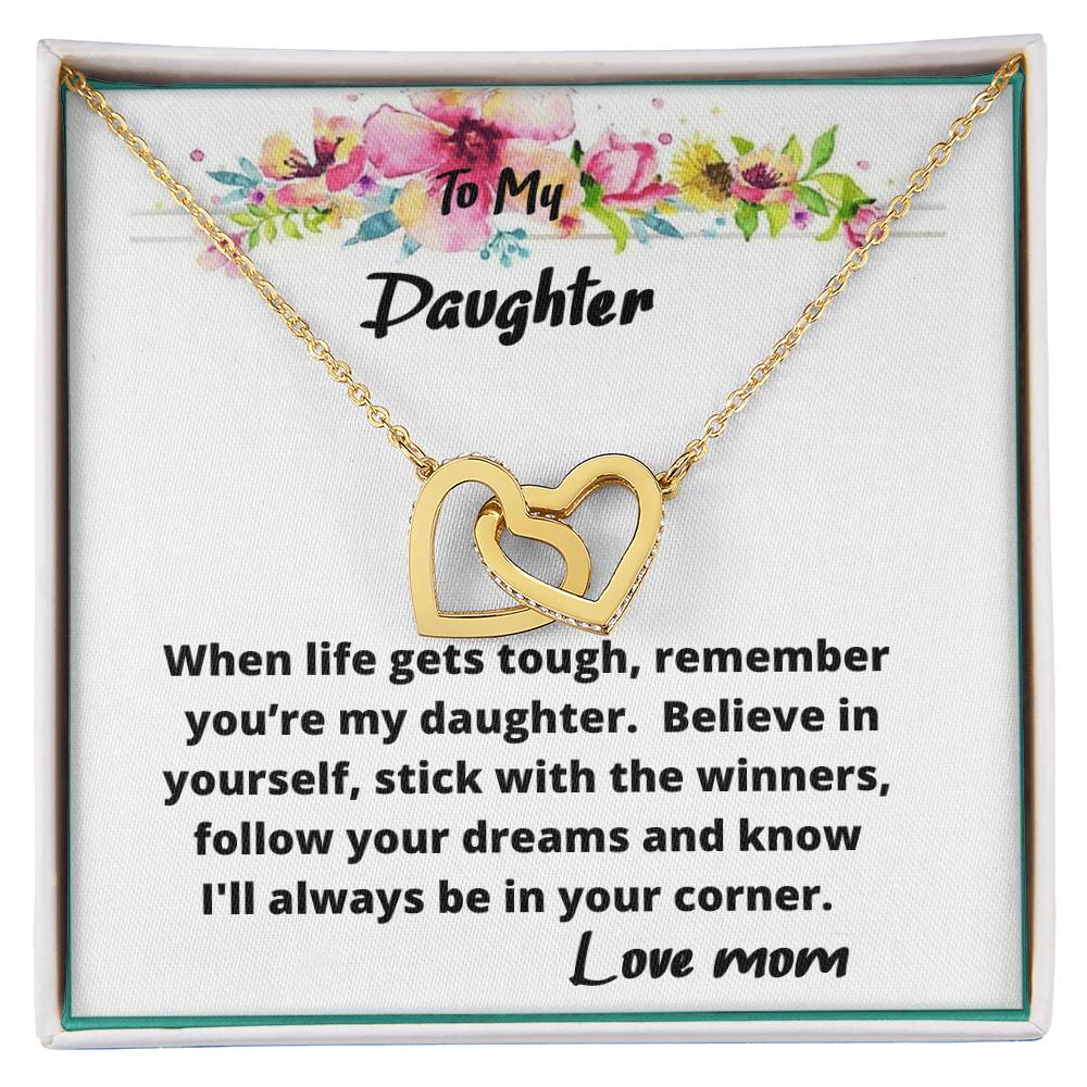 Follow Your Dreams Interlocking Hearts Necklace