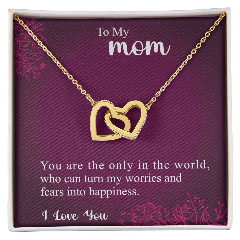 Collection Mom - The Impact You Have On Me - Necklace Interlocking Hearts Necklace