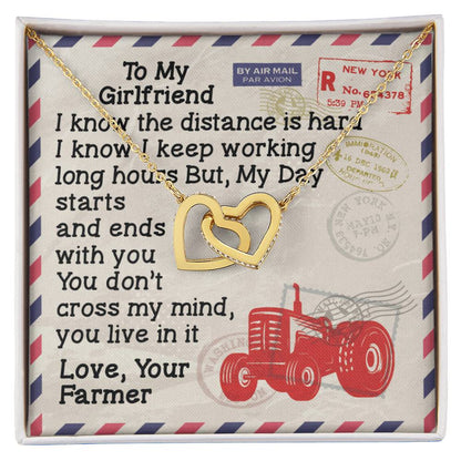 Farmer'S Girlfriend - Interlocking Heart Necklace Interlocking Hearts Necklace