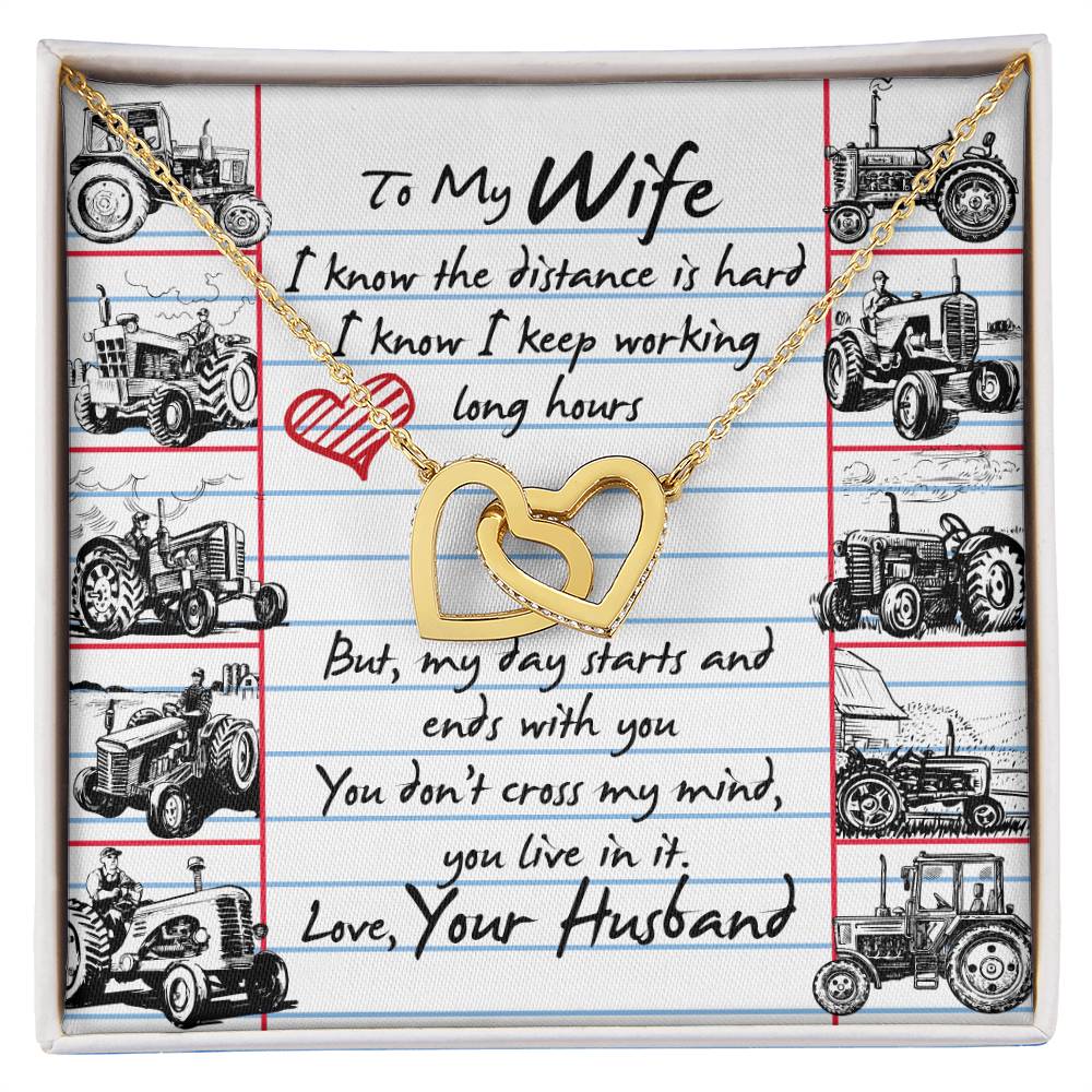 Farmer'S Wife - Interlocking Heart Necklace Interlocking Hearts Necklace