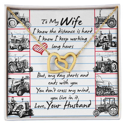 Farmer'S Wife - Interlocking Heart Necklace Interlocking Hearts Necklace