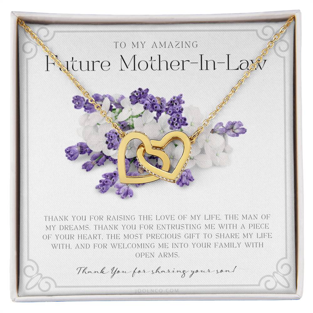 Future Mother In Law Gift Mom In Law Jewelry Mother'S Day Gift For Mother-In-Law Gift For Mother In Law Mother-In-Law Necklace Interlocking Hearts Necklace