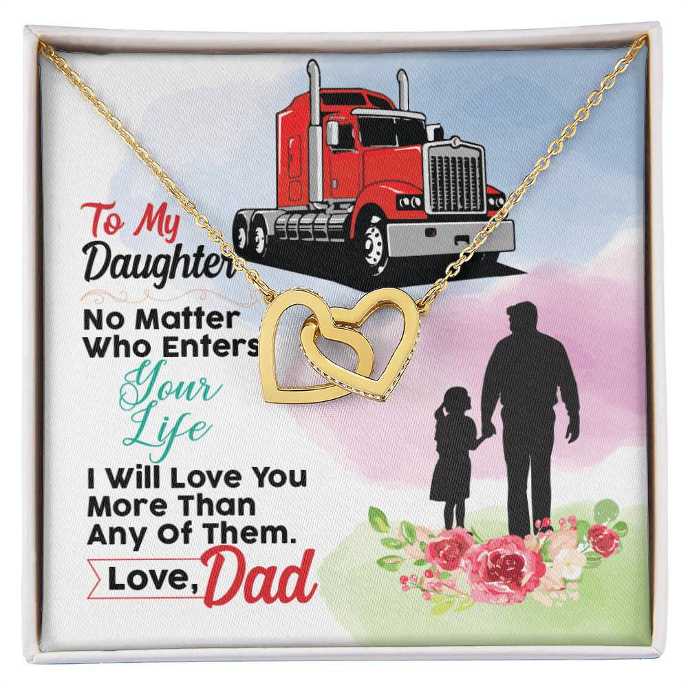 Trucker'S Daughter - Interlocking Heart Necklace Interlocking Hearts Necklace