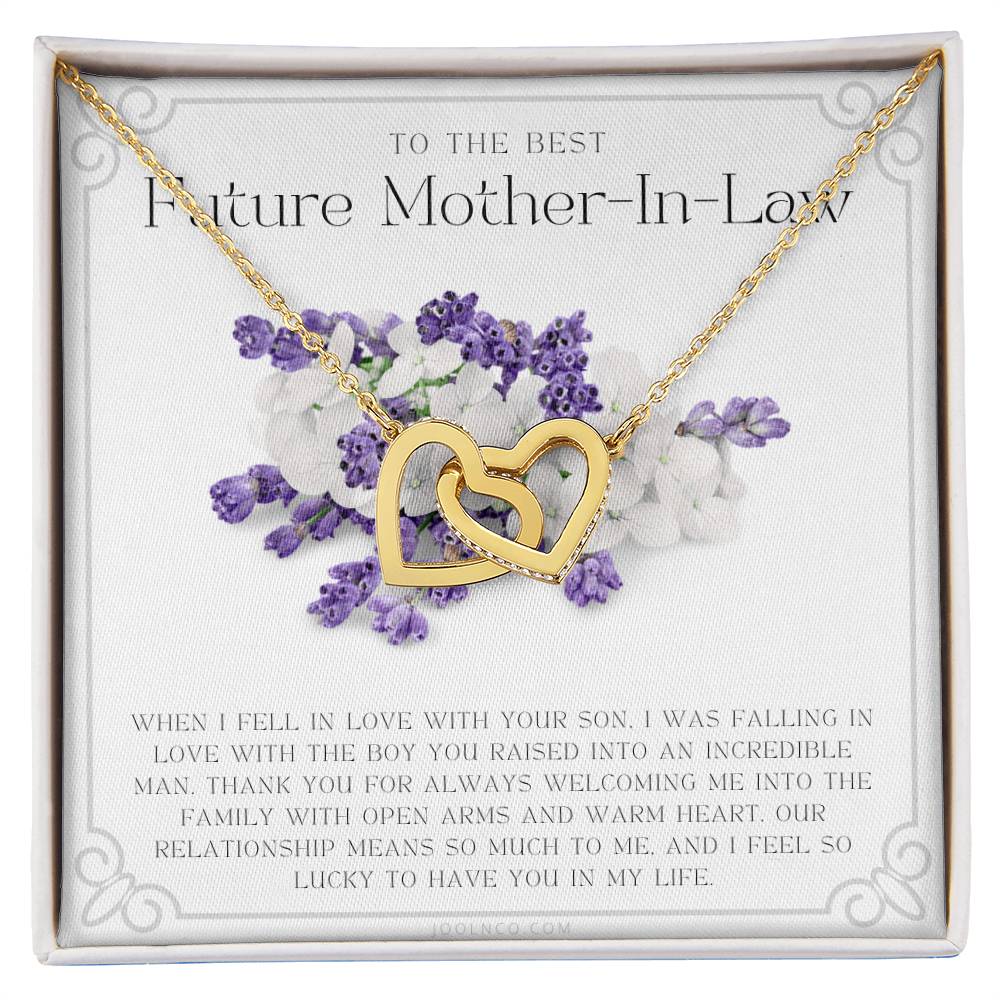Future Mother In Law Gift Mom In Law Jewelry Mother'S Day Gift For Mother-In-Law Gift For Mother In Law Mother-In-Law Necklace Interlocking Hearts Necklace