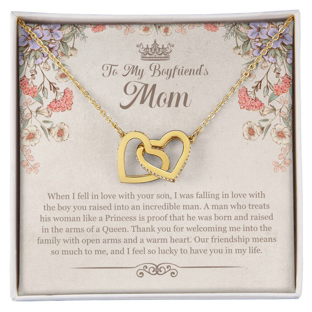 Boyfriend’S Mom - Interlocking Heart Necklace Interlocking Hearts Necklace