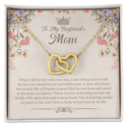 Boyfriend’S Mom - Interlocking Heart Necklace Interlocking Hearts Necklace