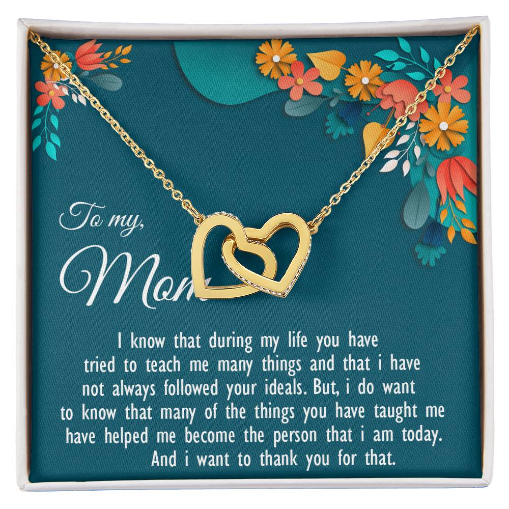 Two Hearts Never-Ending Love Necklace Interlocking Hearts Necklace