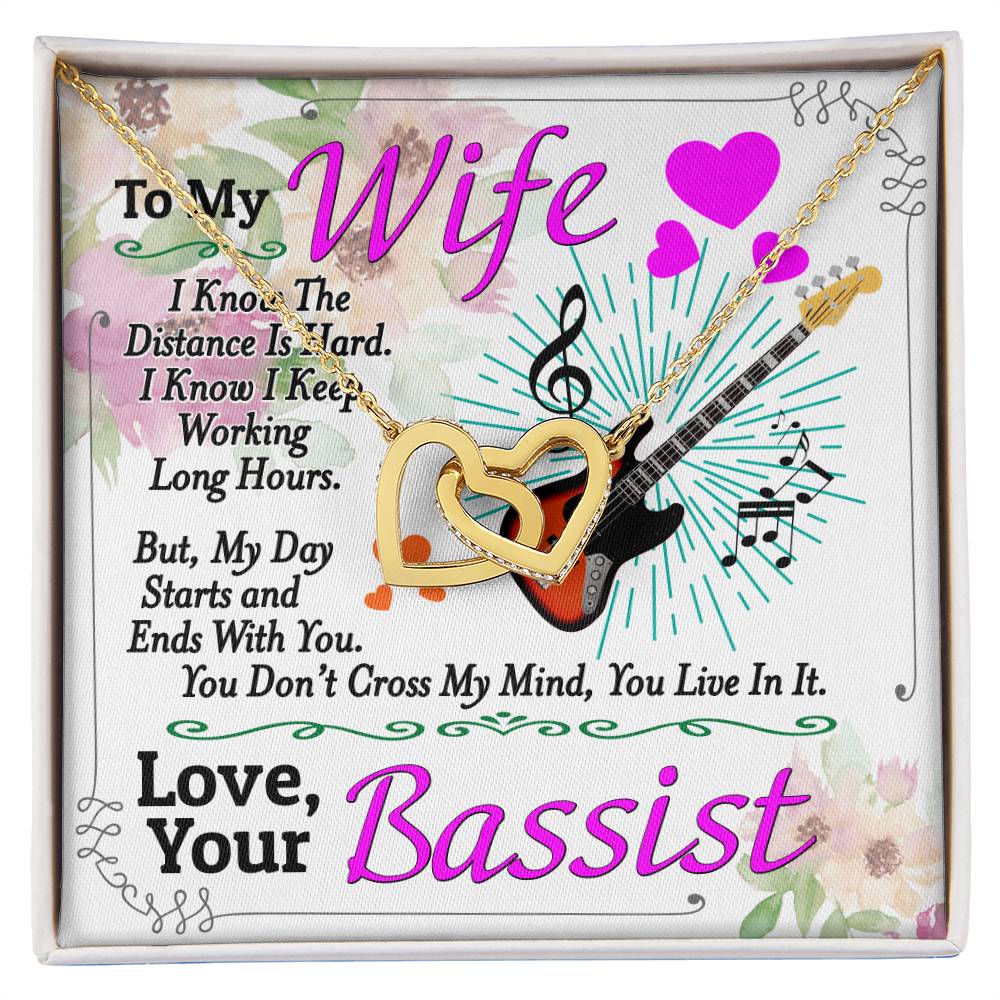 Bassist'S Wife - Interlocking Heart Necklace Interlocking Hearts Necklace