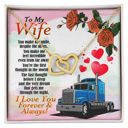 Trucker'S Wife - Interlocking Heart Necklace Interlocking Hearts Necklace