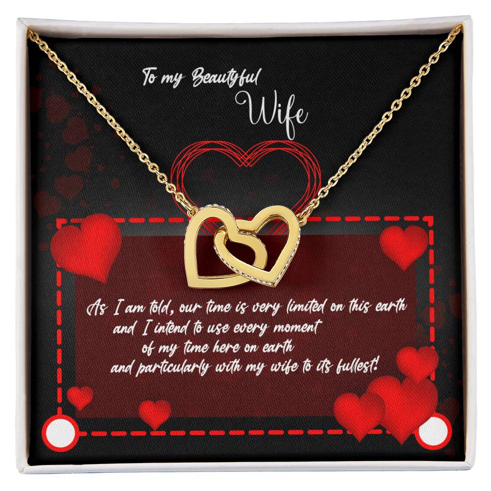 Best Gift For Her Best Necklace For Wife Best Valentine Gift For Wife Anniversary Necklace Interlocking Hearts Necklace