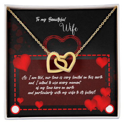 Best Gift For Her Best Necklace For Wife Best Valentine Gift For Wife Anniversary Necklace Interlocking Hearts Necklace