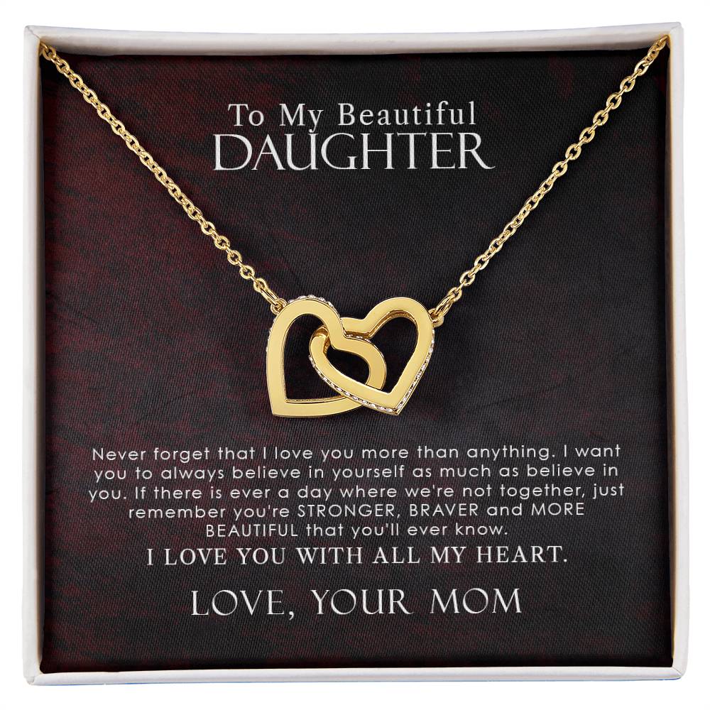 Collection Daughter - More Beautiful That You'Ll Ever Know - Necklace Interlocking Hearts Necklace