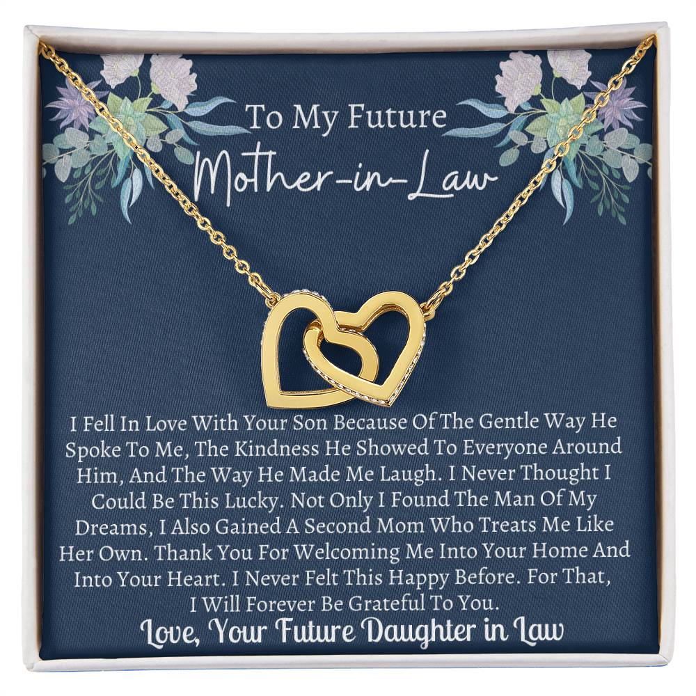 Future Mother In Law Interlocking Hearts Necklace