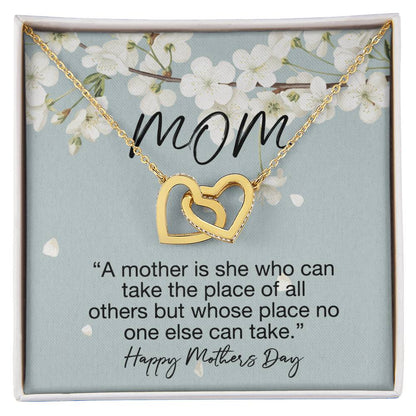 Gift For Mom From Daughter On Mother'S Day Gift For Mom On Mothers Day 2021 Gift Guide For Mom Gift Ideas For Mom Interlocking Hearts Necklace