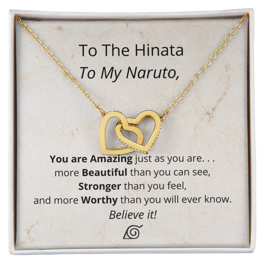 You'Re Amazing Believe It! - Necklace Interlocking Hearts Necklace