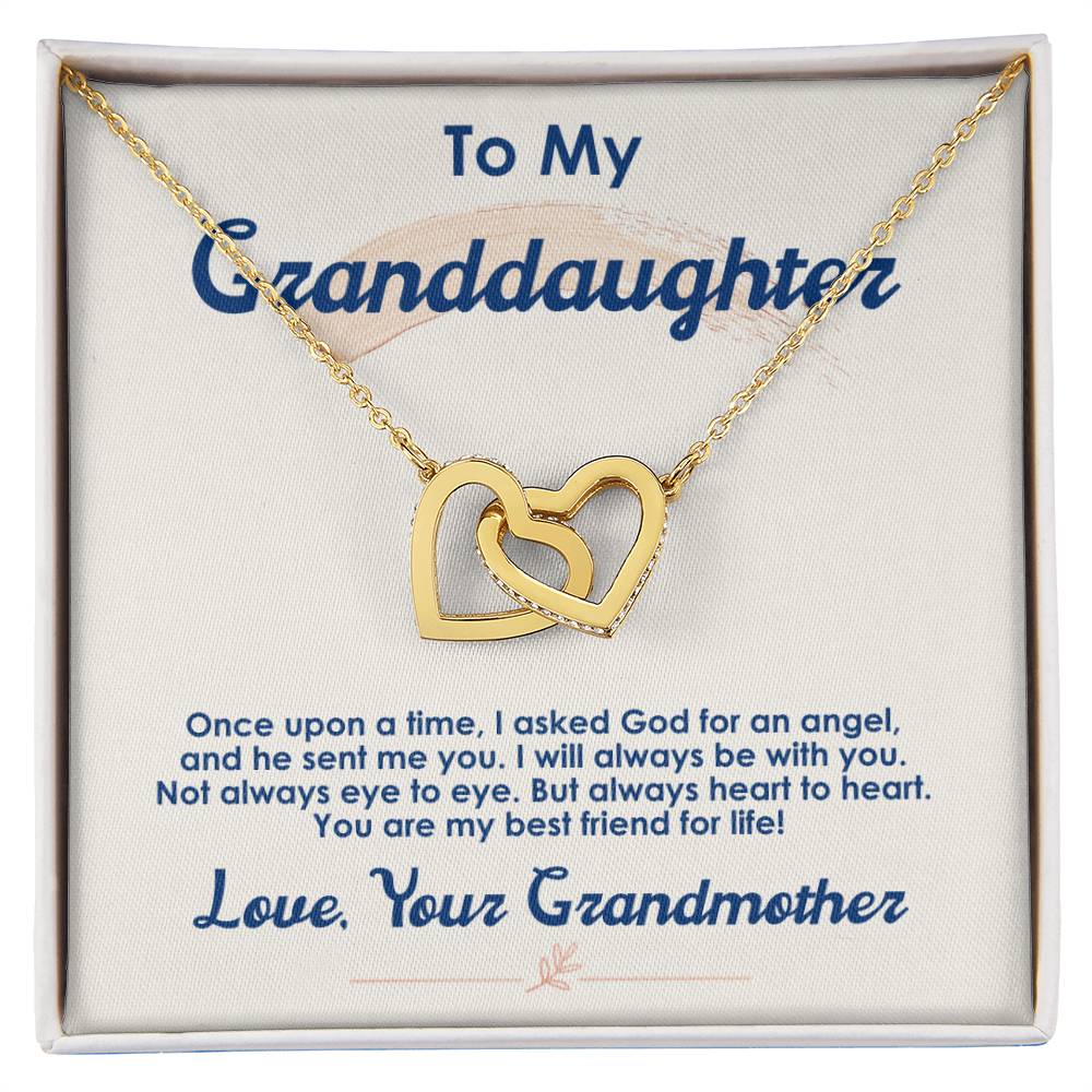 Collection Granddaughter - Always Heart To Heart - Necklace Interlocking Hearts Necklace