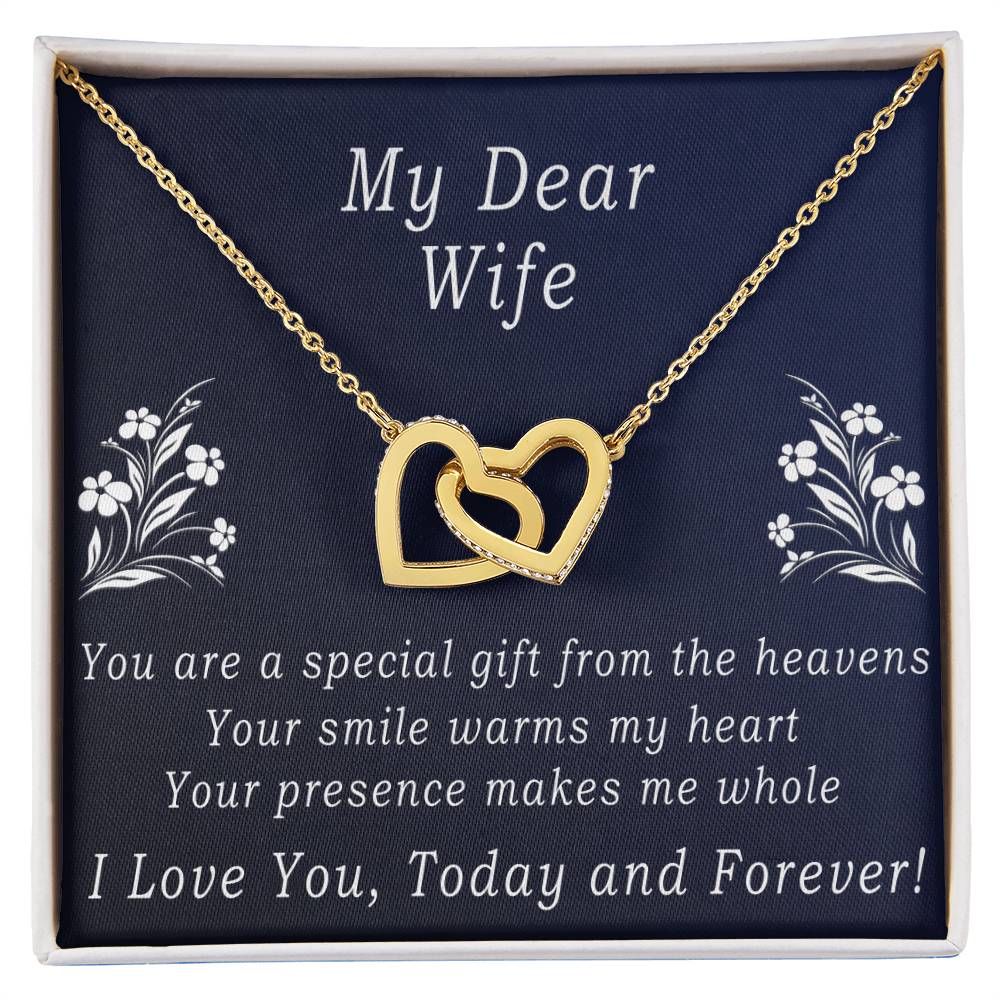 Today & Forever Necklace Interlocking Hearts Necklace