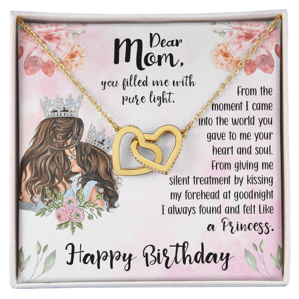 You Fill Me Interlocking Hearts Necklace