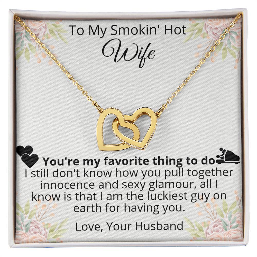You'Re My Favorite Thing To Do - Interlocked Hearts Interlocking Hearts Necklace