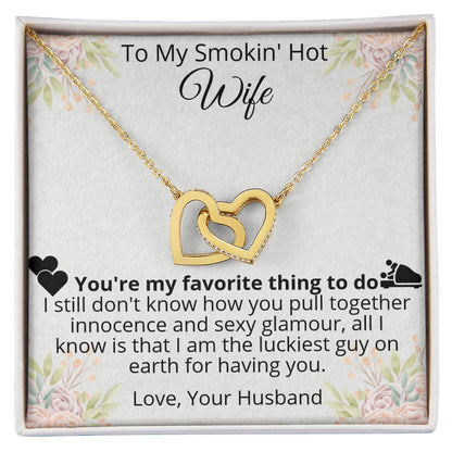 You'Re My Favorite Thing To Do - Interlocked Hearts Interlocking Hearts Necklace