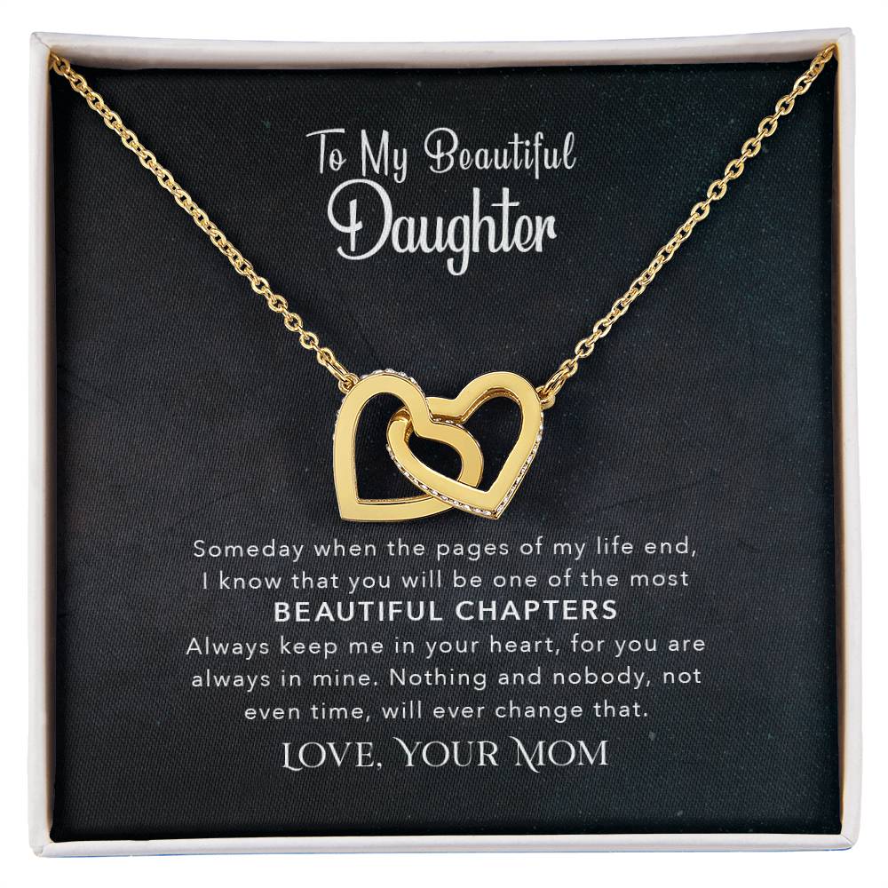 Collection Daughter - Always In My Heart Interlocking Hearts Necklace