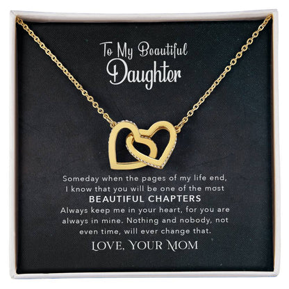Collection Daughter - Always In My Heart Interlocking Hearts Necklace