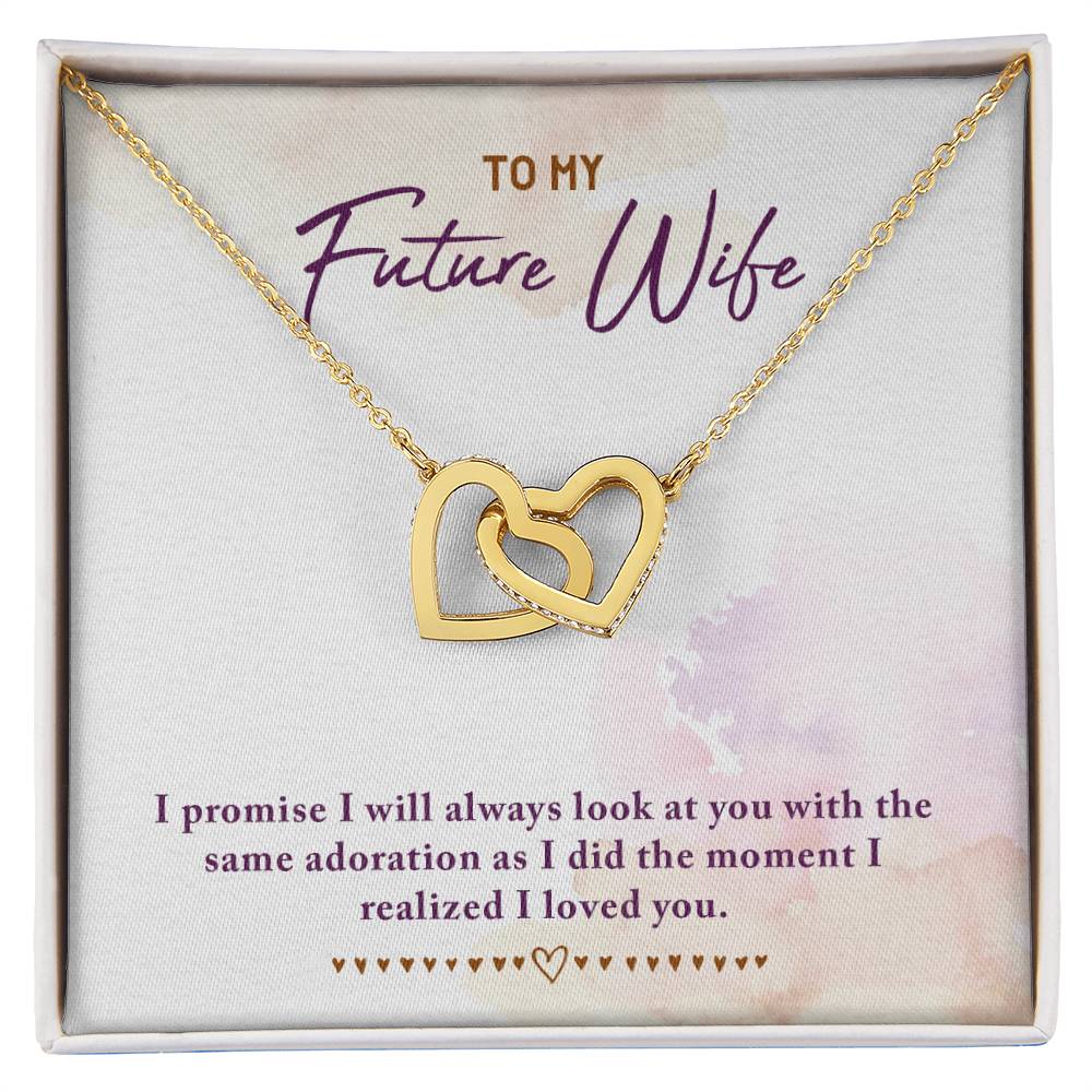 Future Wife Interlocking Hearts Necklace