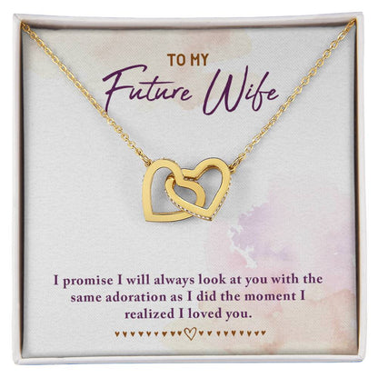 Future Wife Interlocking Hearts Necklace
