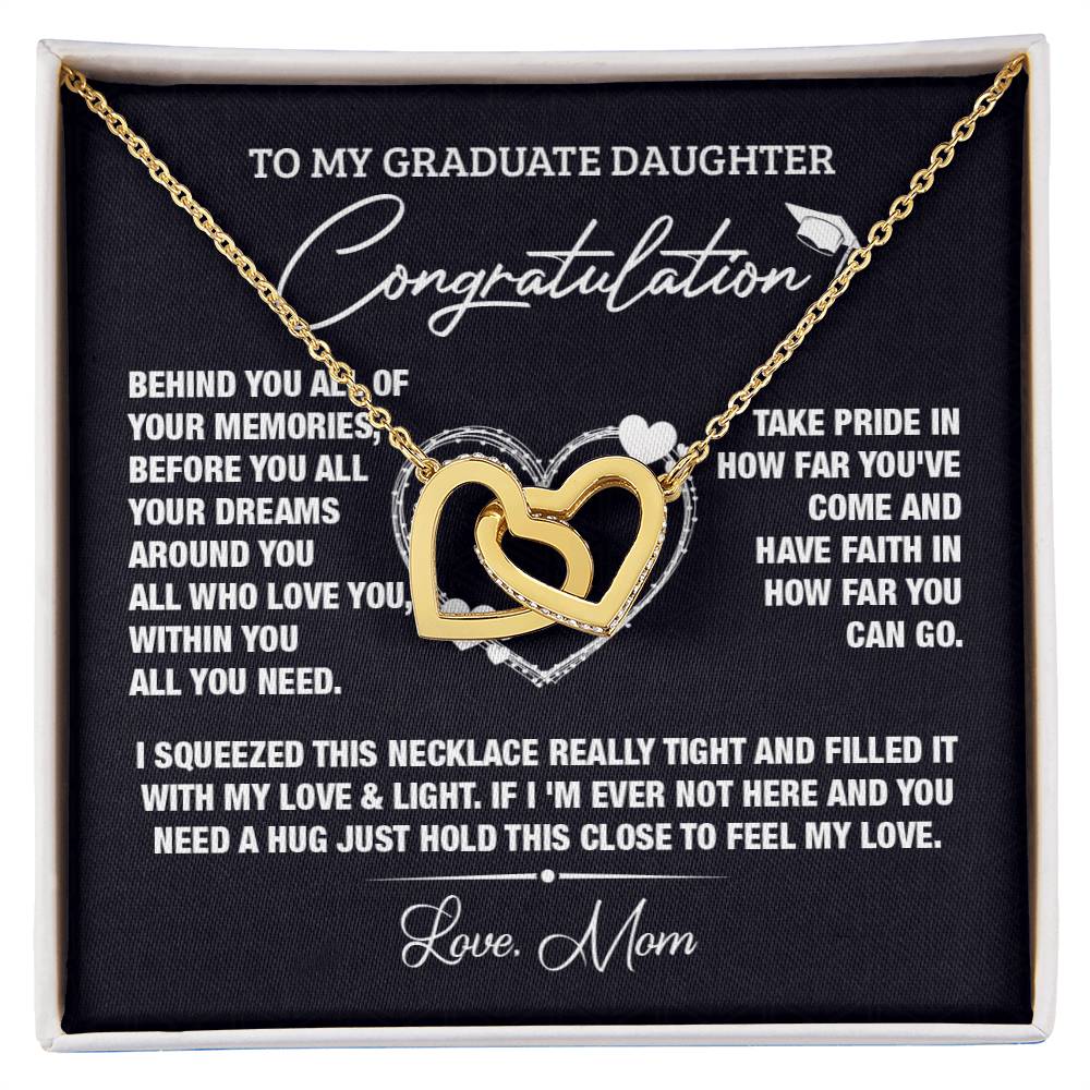 Behind You All Interlocking Hearts Necklace