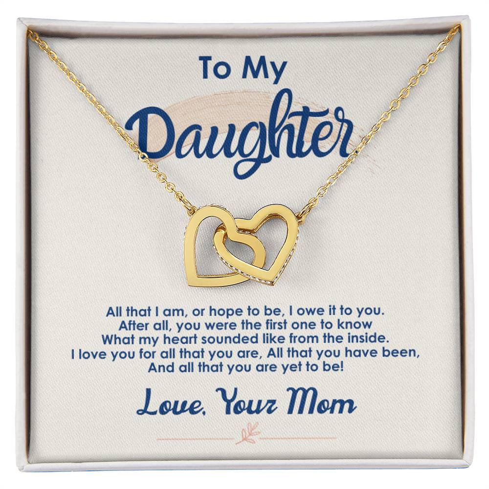 Collection Daughter - You Were The First One - Interlocking Hearts Necklace