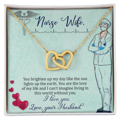 Collection Nurse Wife - Interlocking Hearts Interlocking Hearts Necklace